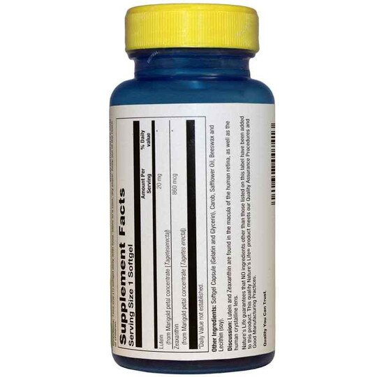 Lutein 20 Mg, NTL